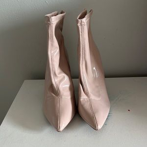 Light pink booties